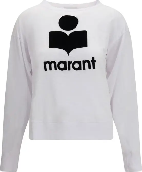 White Linen Sweatshirt