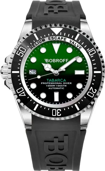 Black Rubber Sport Watch