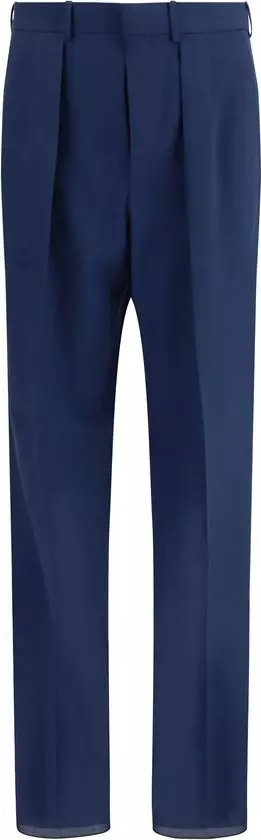 Bicolor Wool Oves Aries Dress Pants