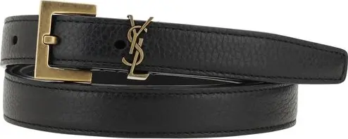 Black Calf Leather Bos Taurus Regular Belt