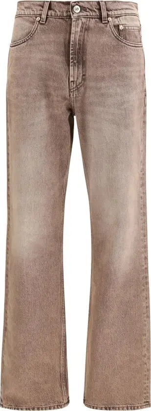Multicolor Cotton Bootcut Jeans