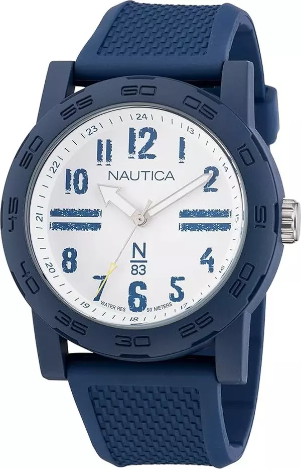 Blue Synthetic Sport Watch