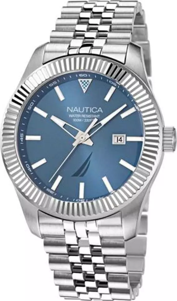 Gray Stainless Steel Dress Watch