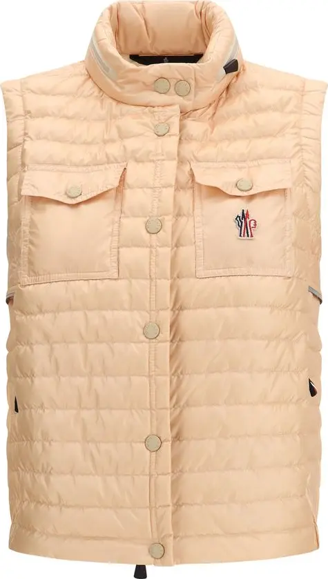 Multicolor Polyamide Sleeveless Jacket