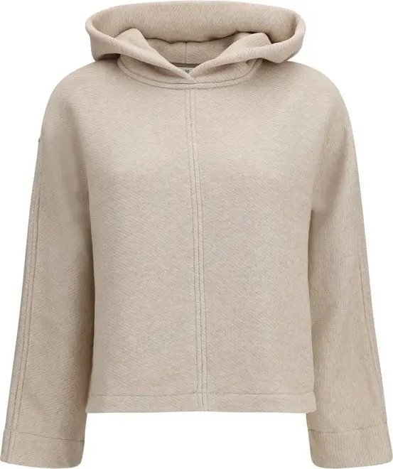 Beige Cotton Sweatshirt