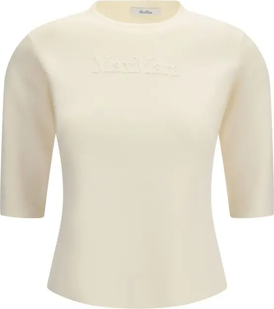 Beige Viscose T-Shirt
