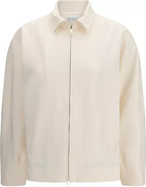 Beige Polyamide Shell Jacket