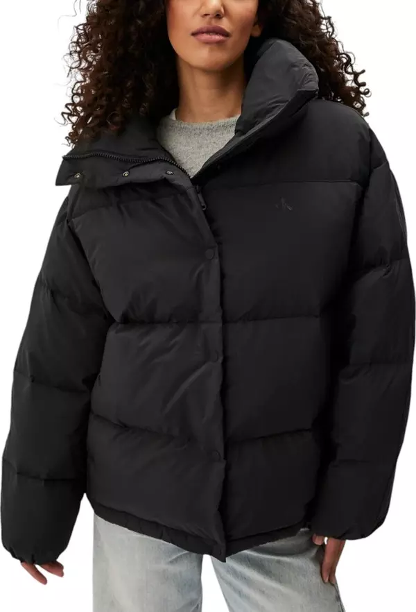 Black Polyester Coat