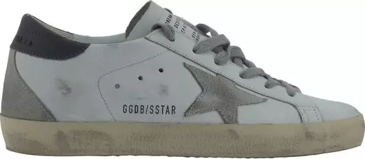 White Goatskin Low Top Sneakers