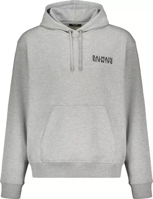 Gray Cotton Hoodie