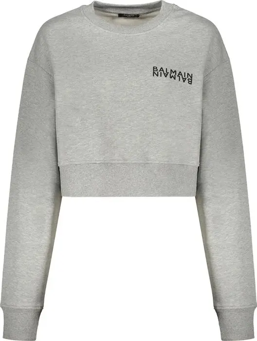 Gray Cotton Sweatshirt