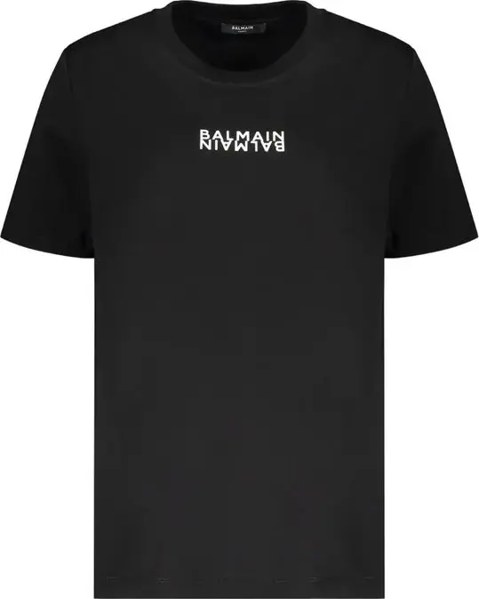 Black Cotton T-Shirt
