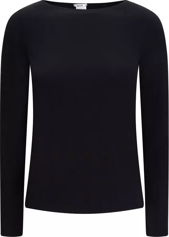 Black Modal Long Sleeve T-Shirt