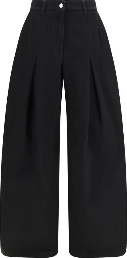 Black Cotton Jeans Denim
