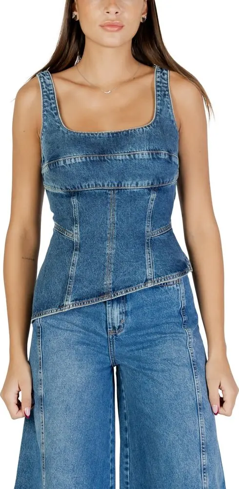 Blue Cotton Top
