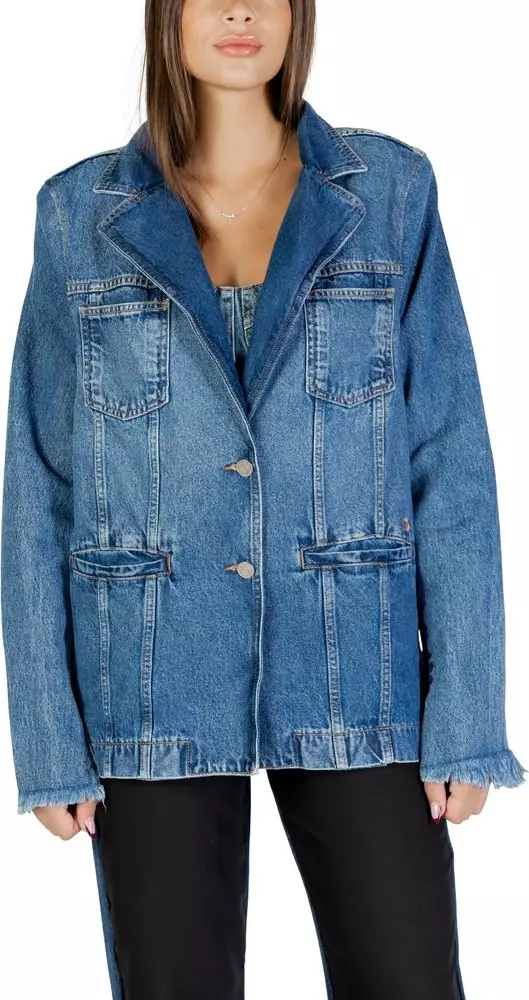 Blue Cotton Blazer