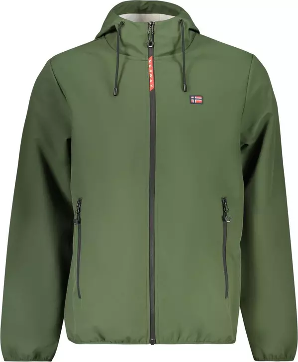 Verde Polyester Mens Jacket