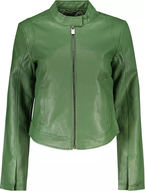 Verde Poliuretano Women Jacket