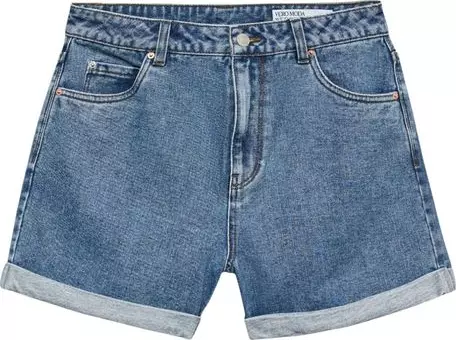 Light Blue Cotton Shorts
