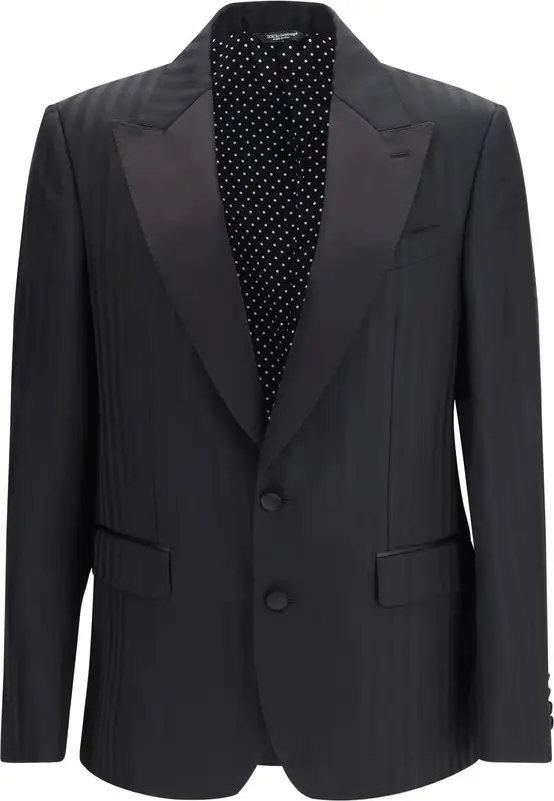 Black Wool Oves Aries Blazer