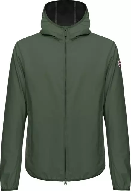 Green Polyester Shell Jacket