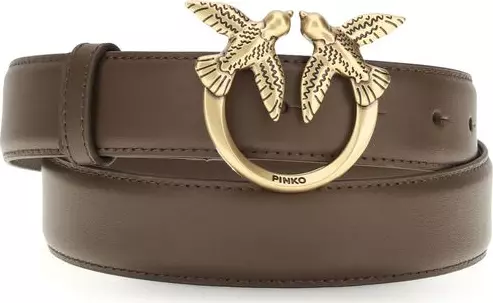 Brown Calf Leather Bos Taurus Regular Belt