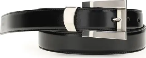Black Calf Leather Bos Taurus Regular Belt