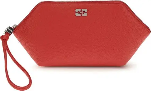 Multicolor Recycled Leather Clutch Bag