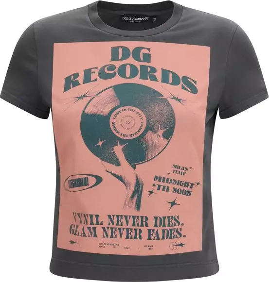 Gray Cotton T-Shirt