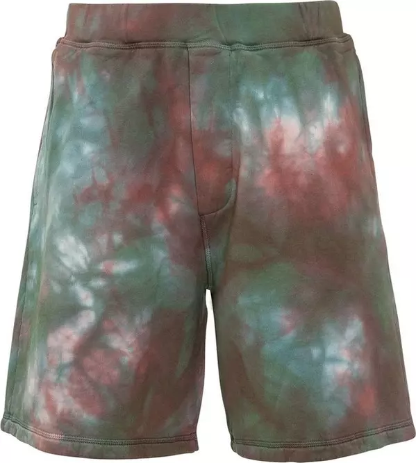 Bicolor Cotton Shorts