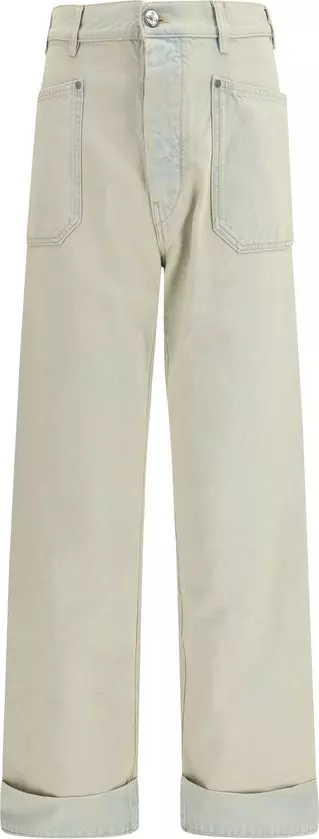 Blue Cotton Jeans Denim