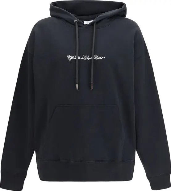 Black Cotton Sweatshirt