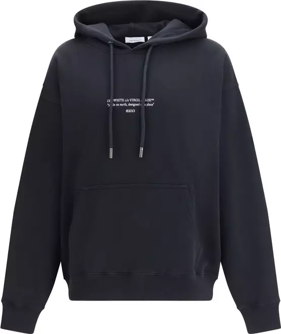 Black Cotton Sweatshirt