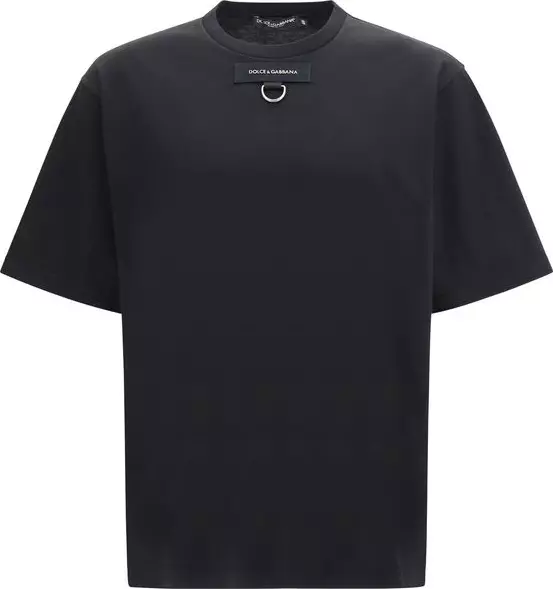 Black Cotton T-Shirt