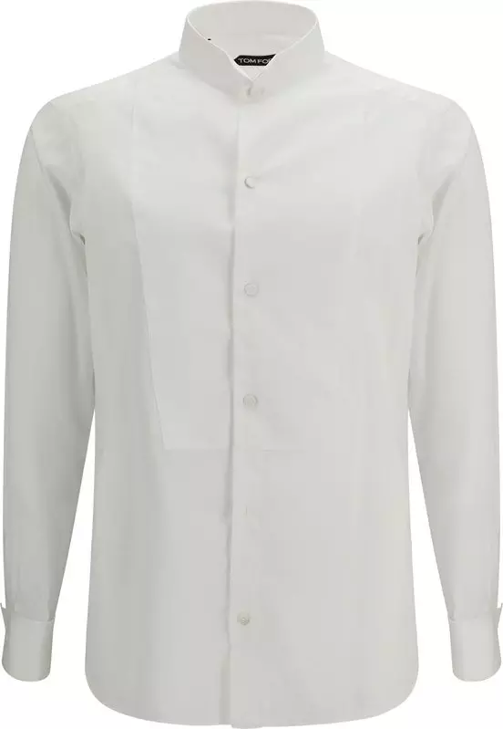 White Cotton Dress Shirt