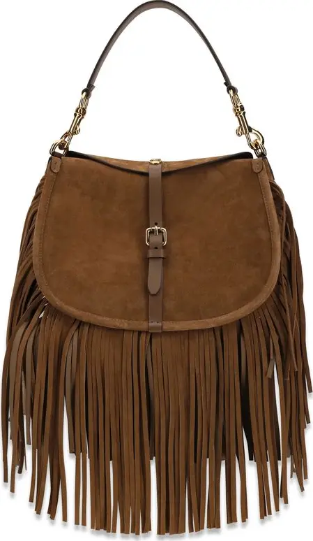 Brown Calf Leather Bos Taurus Shoulder Bag