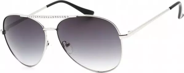 Gray Metal Sunglasses