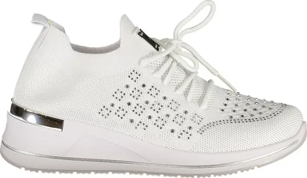Bianco Polyester Women Sneaker