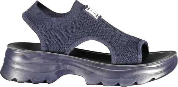 Blue Polyester Women Sandal