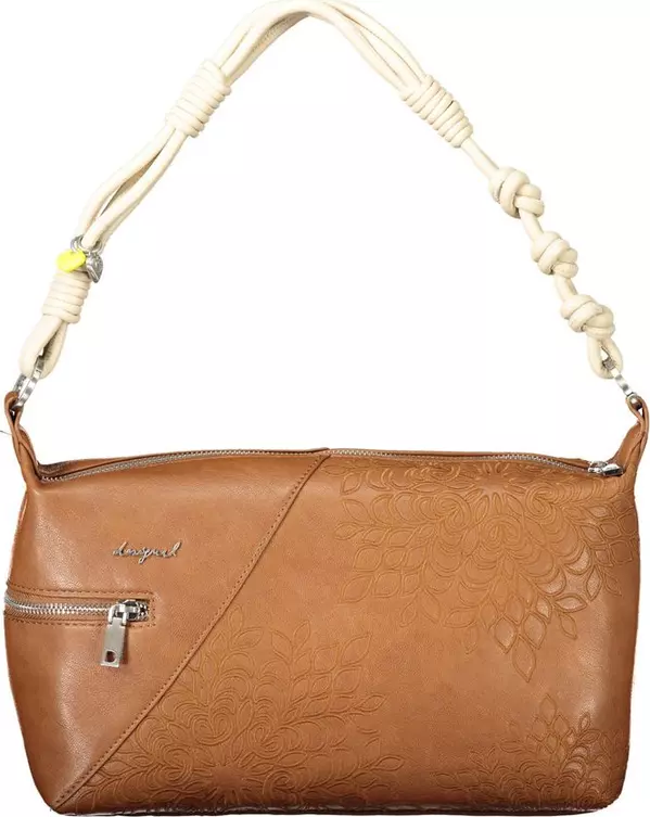 Marrone Polyurethane Women's Shoulder Bag