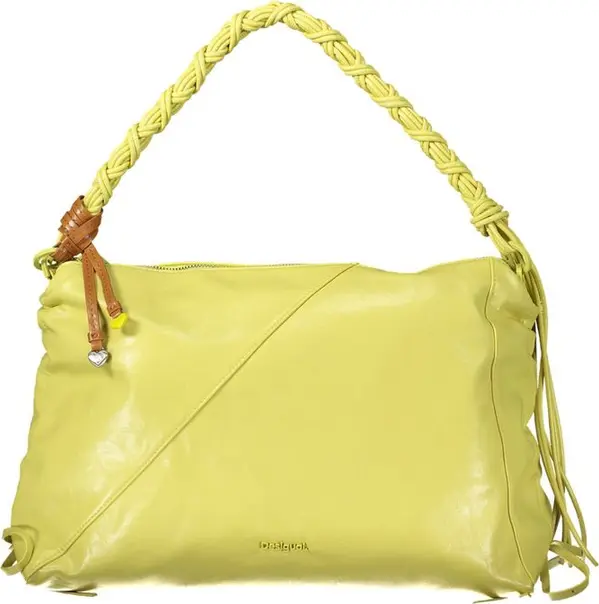 Giallo Polyurethane Women Handbag