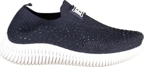 Blue Polyester Women Sneaker