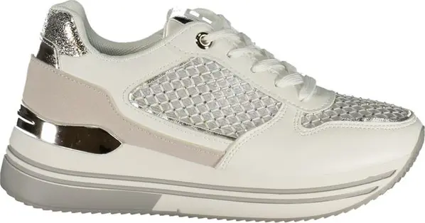 Bianco Polyurethane Women Sneaker