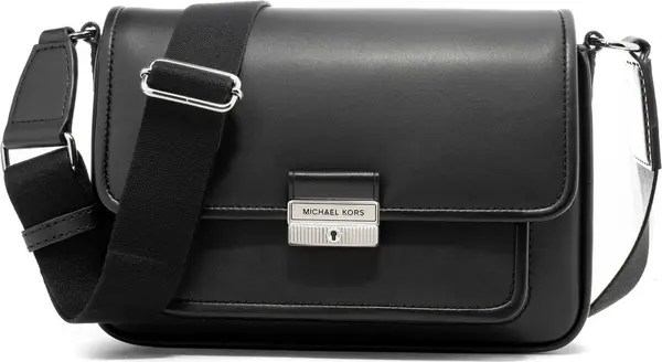 Black Leather Shoulder Bag