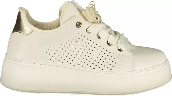 Bianco Polyurethane Women Sneaker