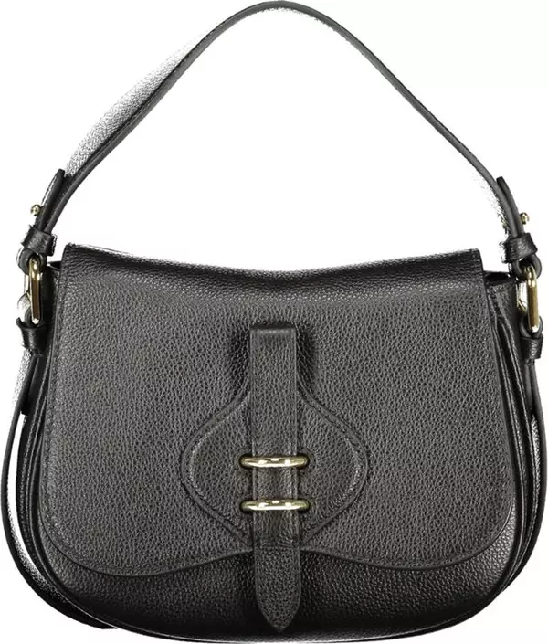 Black Leather Women Handbag