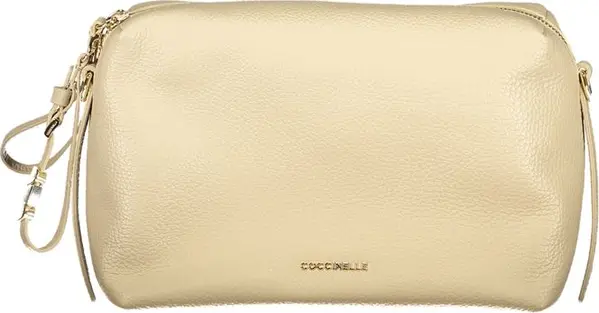 Beige Leather Woman Handbag