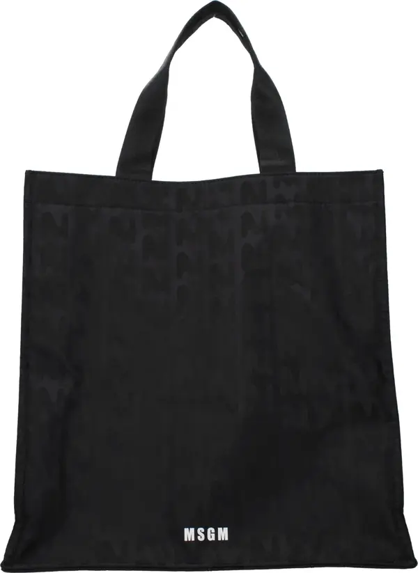 Black Fabric Handbag