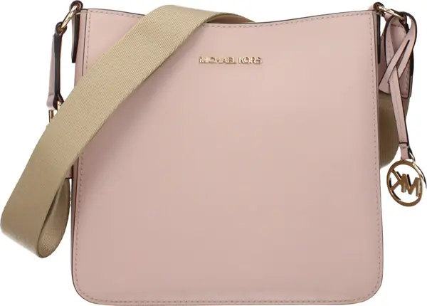 Pink Leather Shoulder Bag