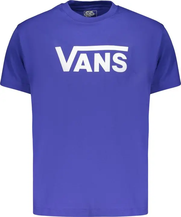 Blue Cotton Men's T-Shirt